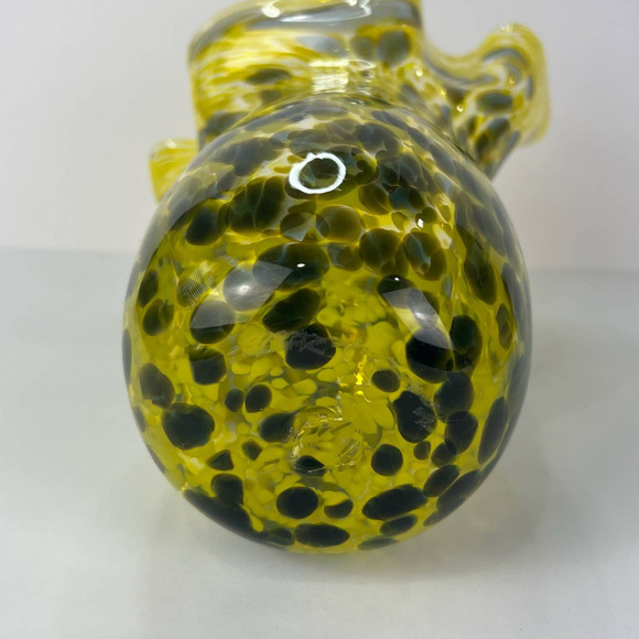 Mid Century Modern Yellow Glass - Picture 4 of 8